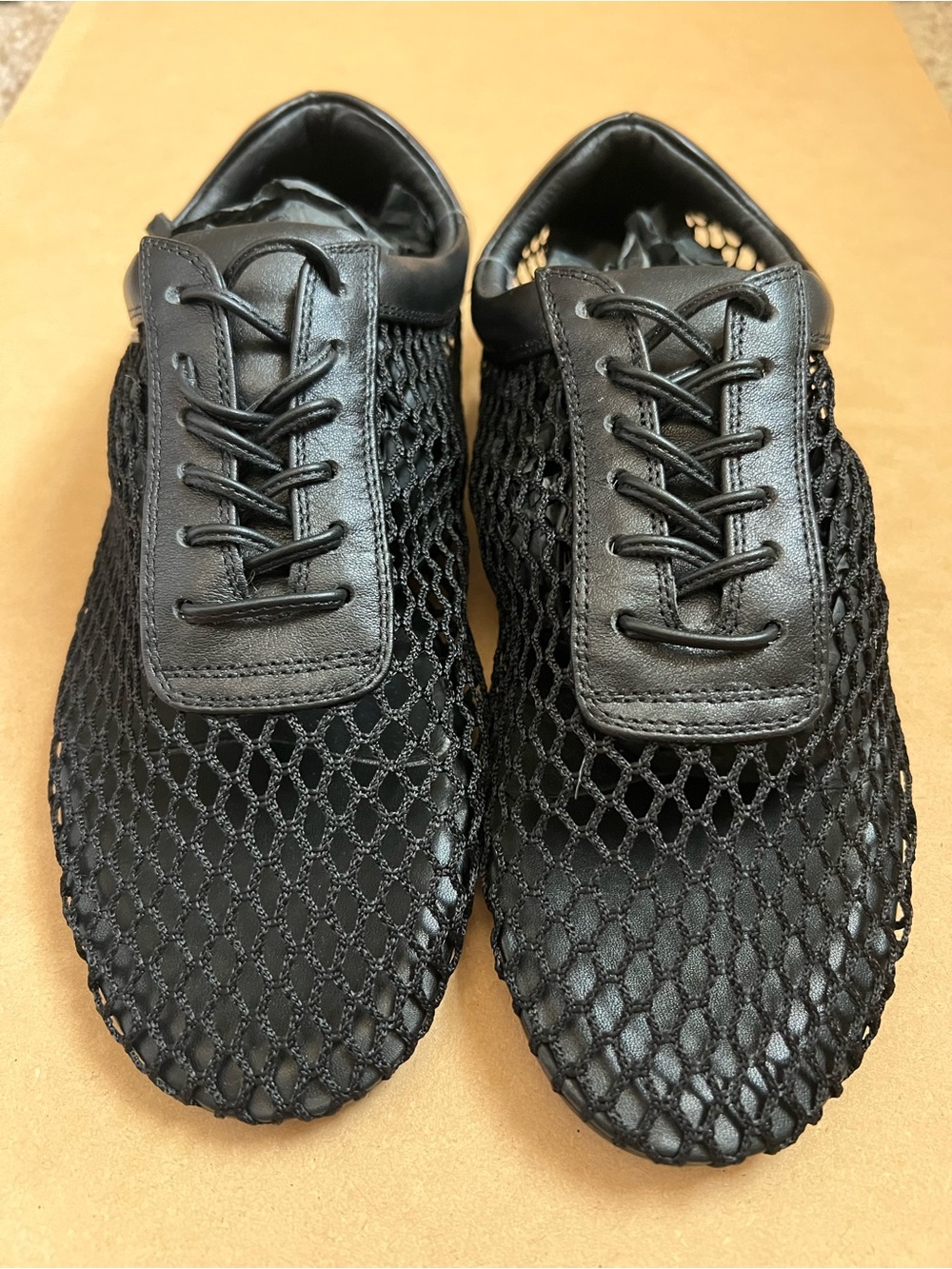 Jeffrey Campbell Wave Catcher Mesh Flats in Black Size 7.5 NEW